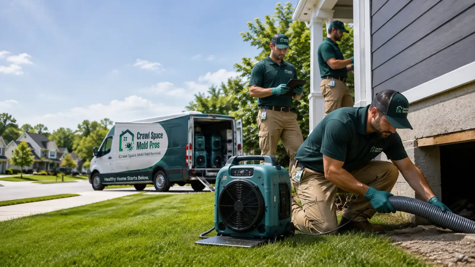 Crawl Space Mold Removal in Russell, PA